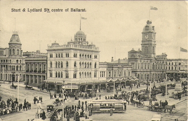 Sturt & Lydiard Sts centre of Ballarat