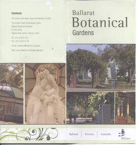 Pamphlet, City of Ballarat, "Ballarat Botanical Gardens", 2013