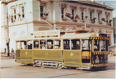 Postcard, Ron Scholten, SEC Ballarat tram 17