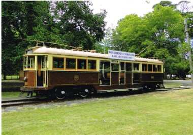 Postcard, Ballarat Tramway Museum (BTM), Postcard of BTM tram No. 661, 2014