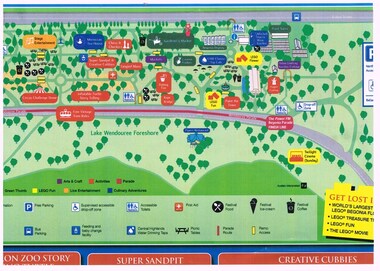 Map, City of Ballarat, 2015 Begonia Festival, 2015