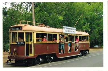 Postcard, Topmill Pty Ltd, BTM W3 661 in Wendouree Parade