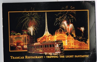 Postcard, Colonial Tramcar Restaurant Co, Colonial Tramcar Restaurant Tram No. 442, c1985