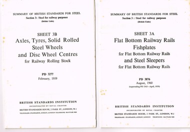 Pamphlet, British Engineering Standards Association, British Standards Institution, 1959 - 1960