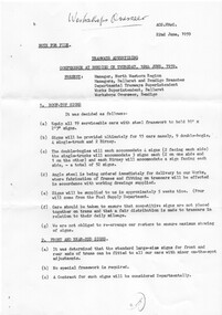 Document - Photocopy, State Electricity Commission of Victoria (SEC) and  Andrew Cook, "Tramways Advertising", 22/06/1959 12:00:00 AM
