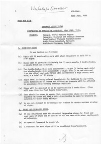Document - Photocopy, State Electricity Commission of Victoria (SECV), "Tramways Advertising", 22/06/1959 12:00:00 AM