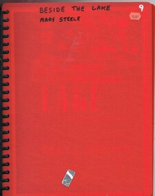 Document - Folder with papers, Mary Steele, "Beside the Lake", c2000