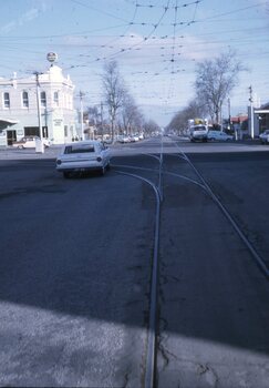 Tram No. 38 at the Victoria St terminus,