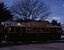 Tram 21 parked in the City Loop.