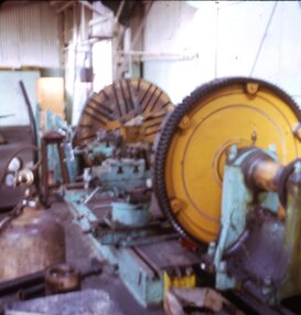 wheel lathe at the depot