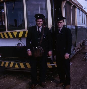 Tram crews by Lilian Butler