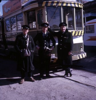 Tram crews by Lilian Butler