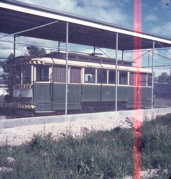 shed built at Victory Park for tram 18