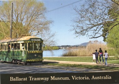 Postcard, Ballarat Tramway Museum (BTM), BTM tram No. 38, Nov. 2014