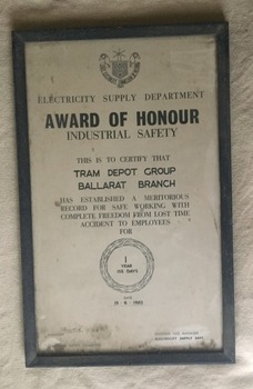"Award of Honour - Industrial Safety" 2