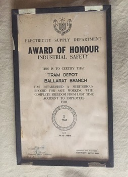 "Award of Honour - Industrial Safety" 3