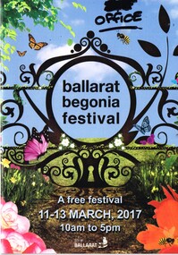 Programme, Begonia Festival, Begonia Festival program, Feb. 2017