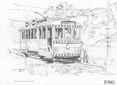 Drawing - Illustration - Art work, Keith Sanders, Ballarat 14, 1985