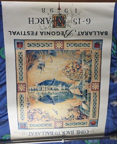 Poster, City of Ballarat Begonia Festival Committee, Begonia Festival program, 1998