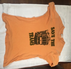 Clothing - T-shirt, Mascot Sportswear, "Save the Trams", Around July 1971