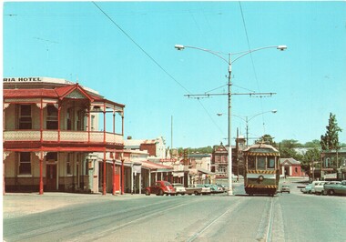Postcard, Nu-color-vue or Nucolorvue Productions, "Eagle Hawk Victoria"  "Eaglehawk, Victoria", mid 1960's?