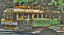 BTPS tram 27 making its first trip across Wendouree Parade 