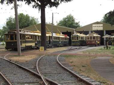 BTM Trams on the depot fan 