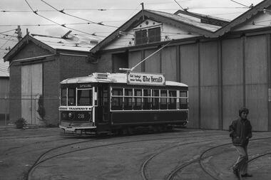 Negative, Bruce Herbert, "Bendigo and Ballarat Trams (AETA Convention) 30 Mar 1975", 30/03/1975 12:00:00 AM