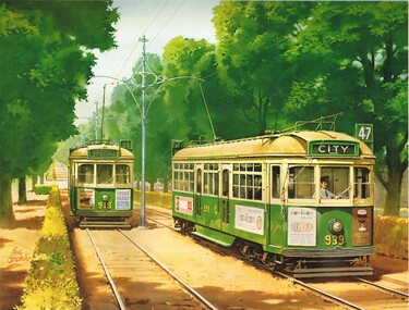 Document - Calendar, Comeng Rolling Stock Division and  Phil Belbin, 1984
