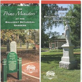 Pamphlet, City of Ballaarat and  Friends of the Ballarat Botanical Gardens, "Ballarat Botanical Gardens", 2016 - 2018