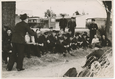 Ballarat stop work meeting, April 1954.