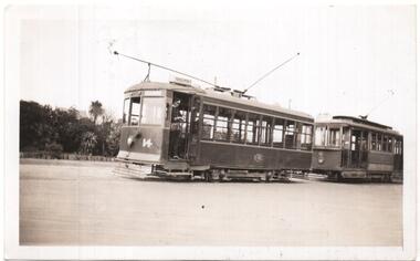 MESCo Geelong 14 & 4 at Railway Station