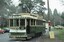 Tram 33 running out at depot junction