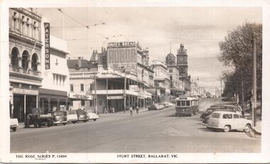 Postcard, Rose Stereograph Co, Sturt Street, Ballarat Vic.", c1955