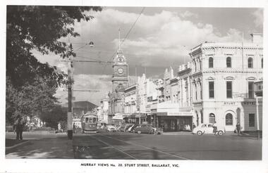Postcard, Murray Views, Murray Views No. 20 - Sturt Street, Ballarat Vic.", c1955