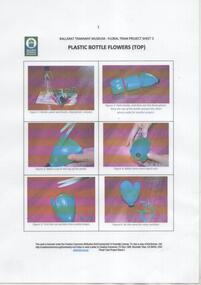 Document - Instruction, Pam Waugh, Making plastic flowers, 2018