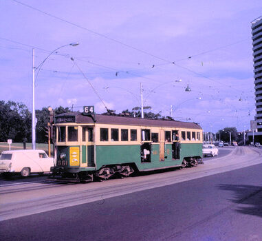 W3 661 outbound in St Kilda Road,