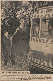Newspaper, The Courier Ballarat, BTPS tramway operations - Barry McCandlish, 21/05/1975 12:00:00 AM