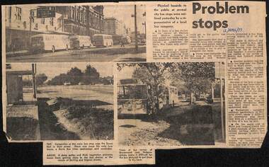 Newspaper, The Courier Ballarat, "Problem Stops", 12/04/1973 12:00:00 AM