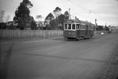 SECV Geelong in Parkington St with loco depot in background
