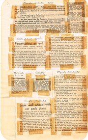 Newspaper, State Electricity Commission of Victoria (SEC) and The Courier Ballarat, Tram Deputation and Save the trams, May. 1962