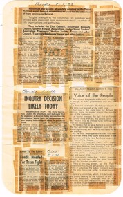 Newspaper, State Electricity Commission of Victoria (SEC) and The Courier Ballarat, Voice of the People, Mar. 1962