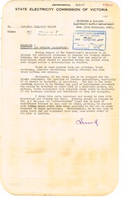 Administrative record - Memorandum, State Electricity Commission of Victoria (SECV), "Tramways - Ballarat and Bendigo Abandonment", 15/02/1962 12:00:00 AM