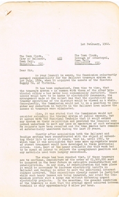 Document - Letter/s, State Electricity Commission of Victoria (SECV), 1/02/1962 12:00:00 AM