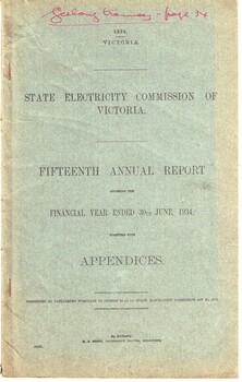 SEC "Fifteenth Annual Report" - 1934 cover