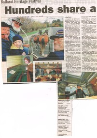 Newspaper, The Courier Ballarat, "Ballarat Heritage Festival - Hundreds share a passion for history", 12/05/2008 12:00:00 AM