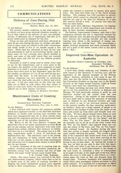 "Improved one-man Operation in Australia", 