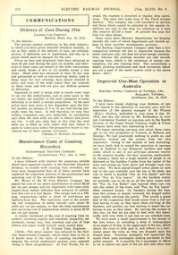"Improved one-man Operation in Australia", 