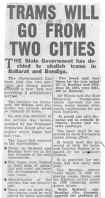 Newspaper, "Trams will go from two cities", 19/07/1968 12:00:00 AM