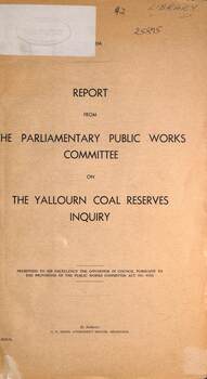 Report - Parliamentary - "The Yallourn coal reserves"